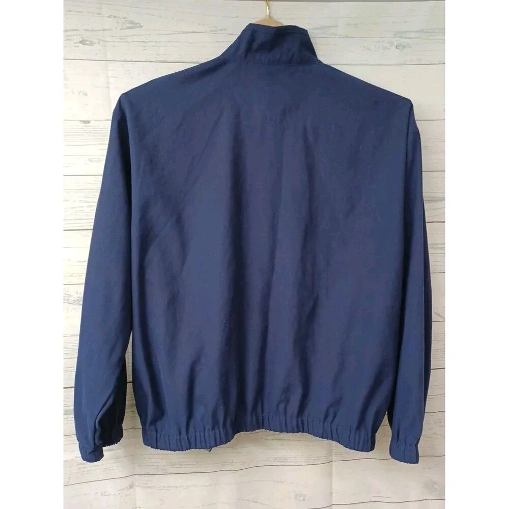 Vintage Eddie Bauer Men’s Navyblue Pockets Pullover Jacket  1/4 Zip M